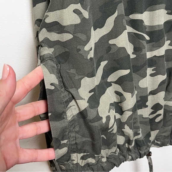 Beachlunchlounge Women's Lightweight Camo Jacket Utility Gorpcore Size Large - Picture 7 of 14